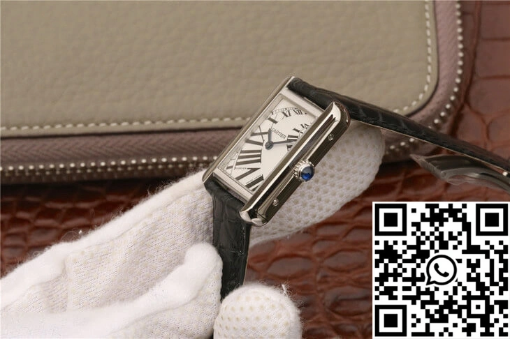 Cartier Tank W5200018 K11 Factory White Dial