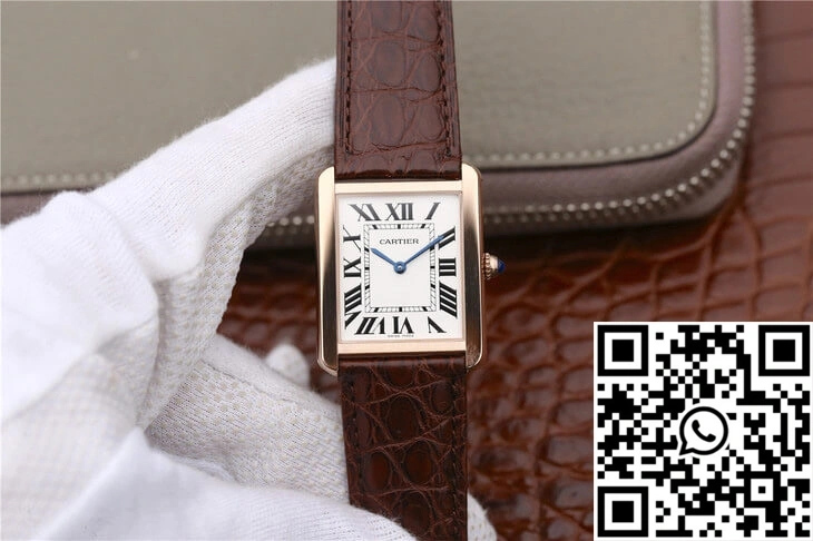 Cartier Tank W5200025 K11 Factory White Dial