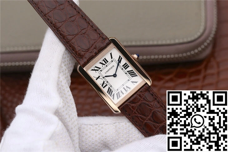 Cartier Tank W5200025 K11 Factory White Dial