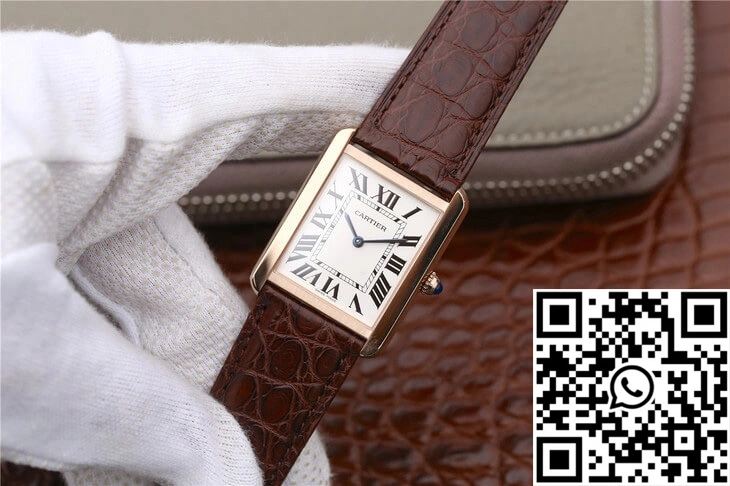 Cartier Tank W5200025 K11 Factory White Dial