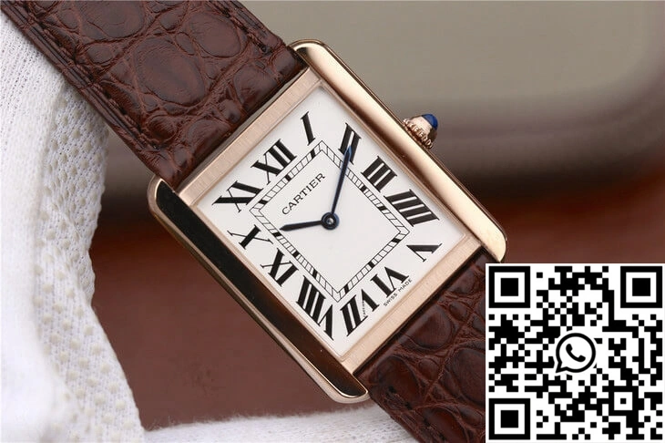 Cartier Tank W5200025 K11 Factory White Dial