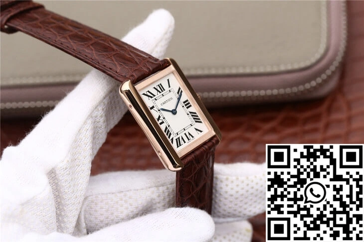 Cartier Tank W5200025 K11 Factory White Dial