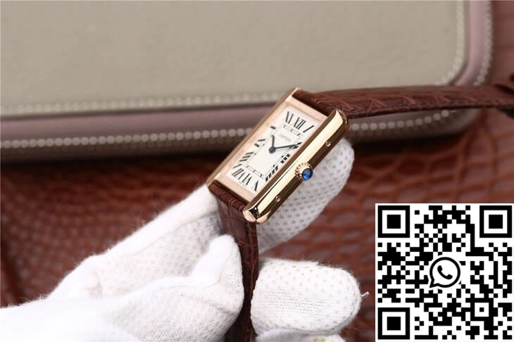 Cartier Tank W5200025 K11 Factory White Dial