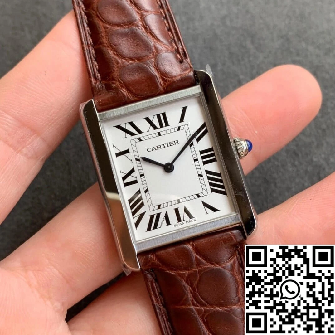 Cartier Tank WSTA0028 K11 Factory Brown Cowhide Strap
