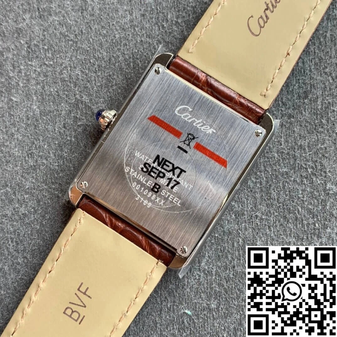 Cartier Tank WSTA0028 K11 Factory Brown Cowhide Strap
