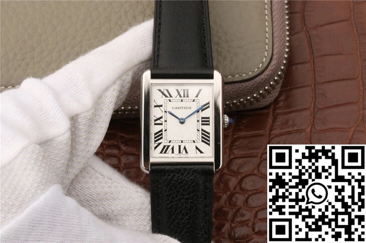 Cartier Tank WSTA0028 K11 Factory White Dial