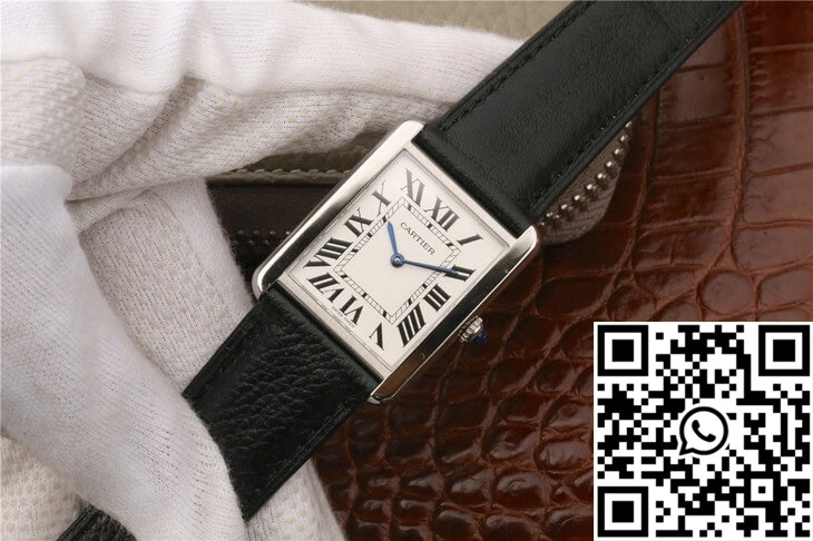 Cartier Tank WSTA0028 K11 Factory White Dial