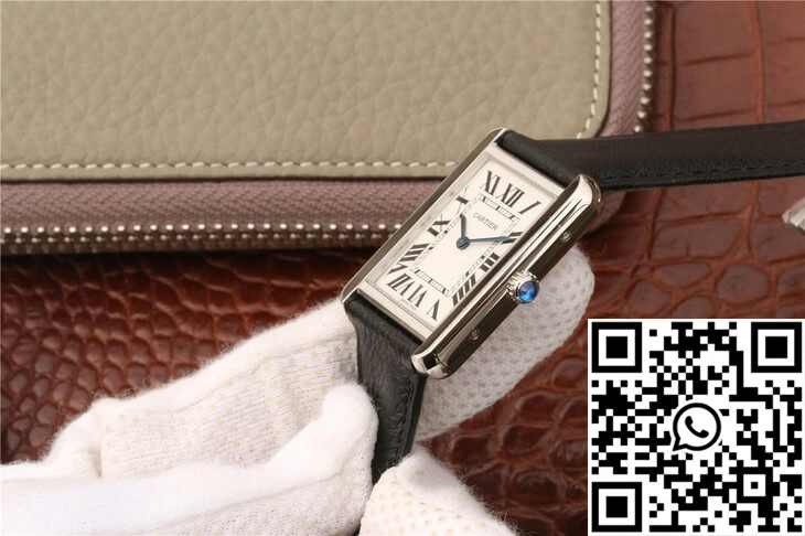 Cartier Tank WSTA0028 K11 Factory White Dial