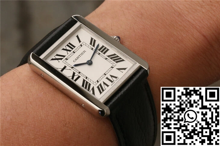 Cartier Tank WSTA0028 K11 Factory White Dial