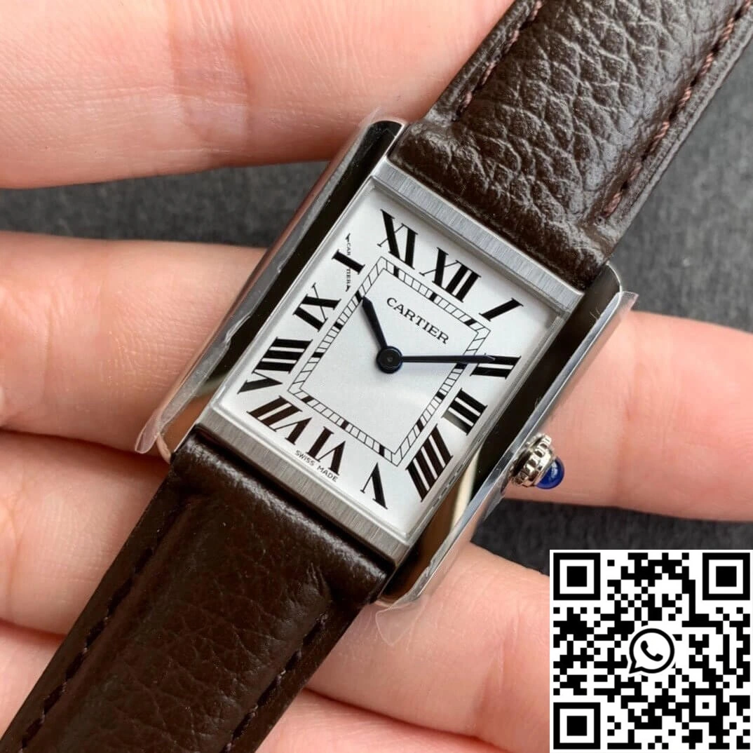 Cartier Tank WSTA0030 K11 Factory White Dial