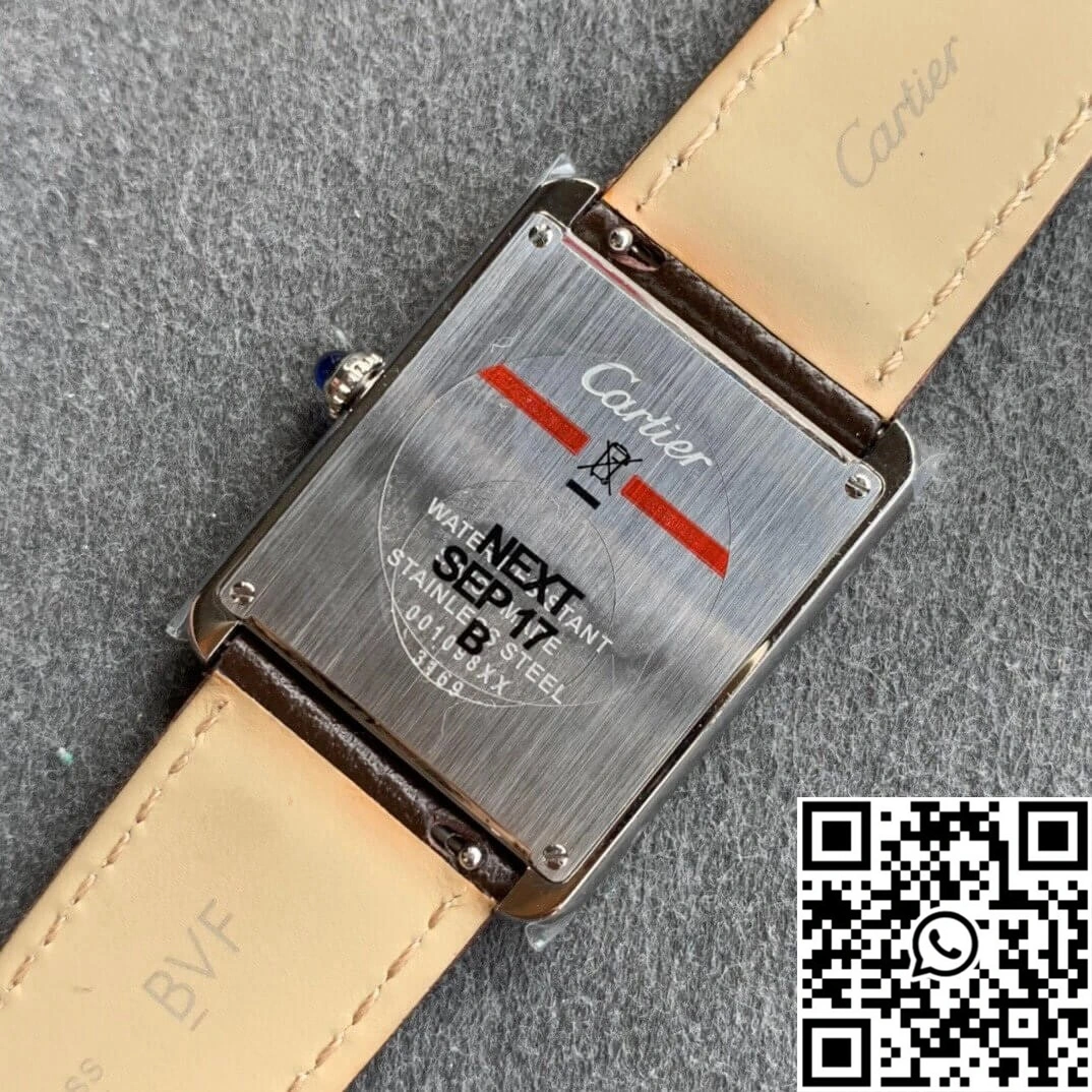Cartier Tank WSTA0030 K11 Factory White Dial