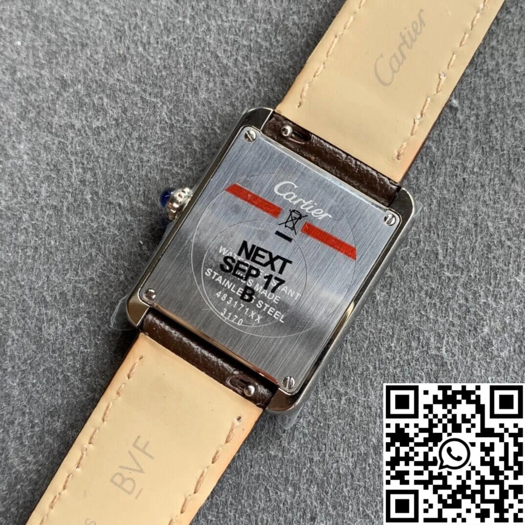 Cartier Tank WSTA0030 K11 Factory White Dial