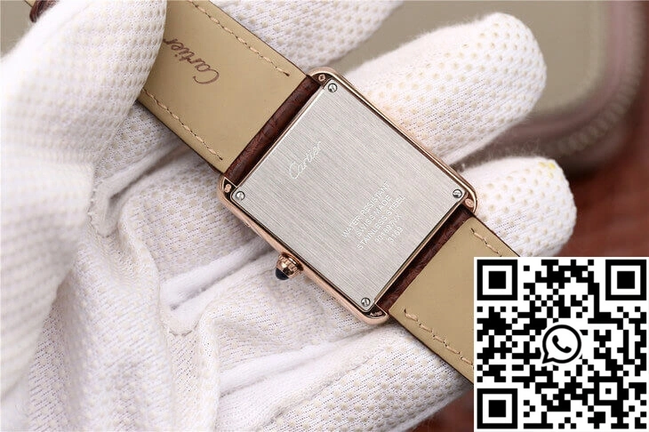 Cartier Tank WT200005 K11 Factory Rose Gold Diamonds