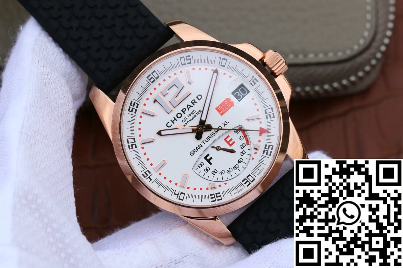 Chopard Classic Racing Mille Miglia 161272-5001 V6 Factory White Dial Rose Gold