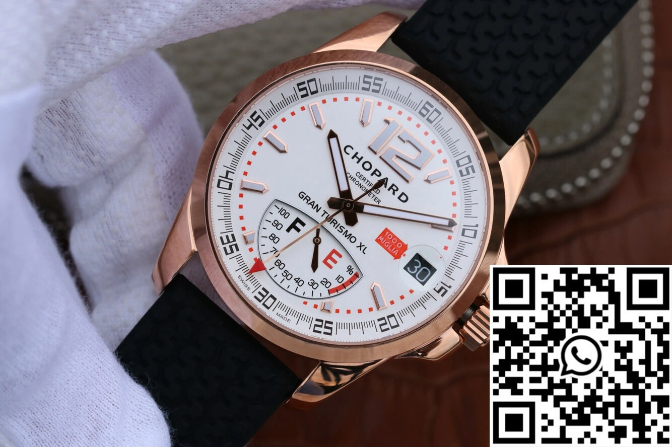Chopard Classic Racing Mille Miglia 161272-5001 V6 Factory White Dial Rose Gold
