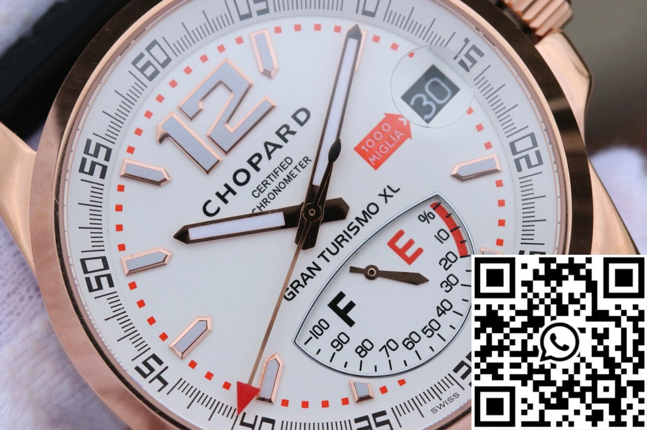 Chopard Classic Racing Mille Miglia 161272-5001 V6 Factory White Dial Rose Gold