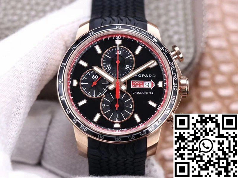 Chopard Classic Racing Mille Miglia GTS Chronograph 161293-5001 V7 Factory Black Dial