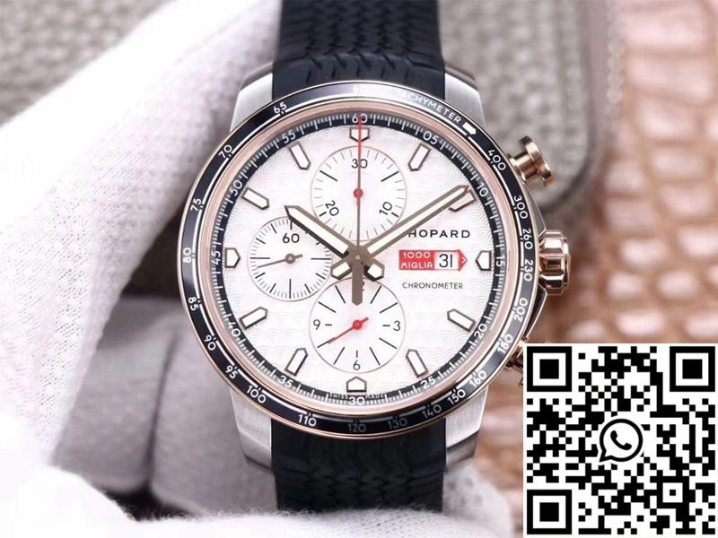 Chopard Classic Racing Mille Miglia GTS Chronograph 168571-6001 V7 Factory White Dial