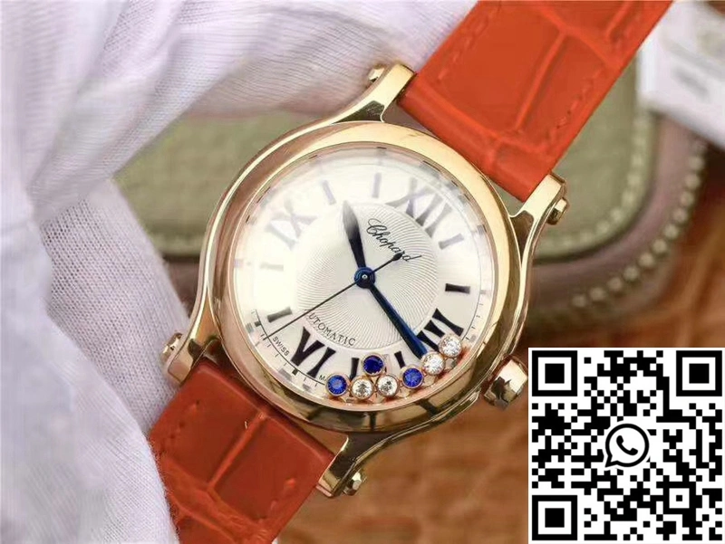 Chopard Happy Sport 274808 Rose Gold Diamonds YF Factory White Dial