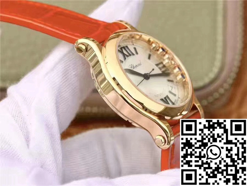 Chopard Happy Sport 274808 Rose Gold Diamonds YF Factory White Dial