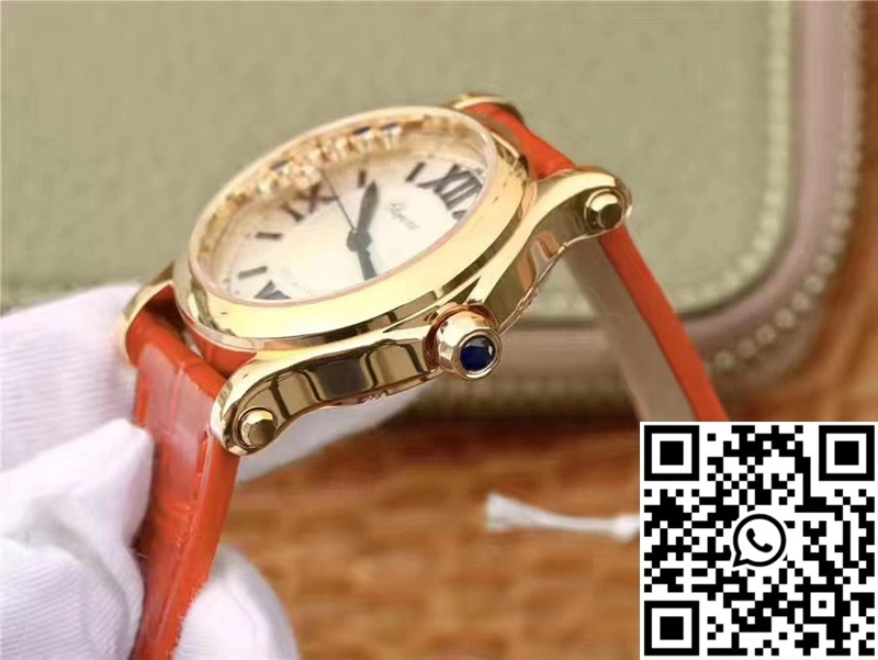 Chopard Happy Sport 274808 Rose Gold Diamonds YF Factory White Dial