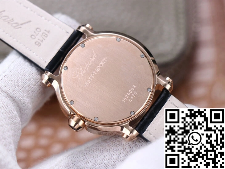 Chopard Happy Sport 278492 YF Factory White Dial Rose Gold