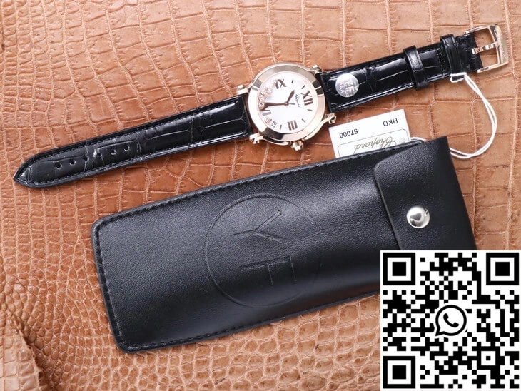Chopard Happy Sport 278492 YF Factory White Dial Rose Gold