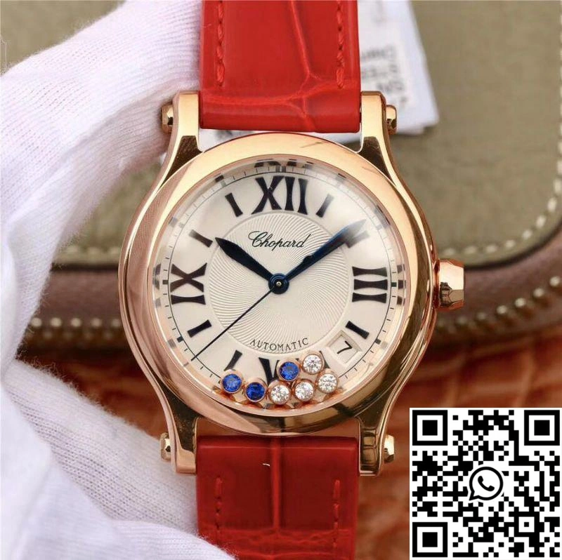 Chopard Happy Sport 36MM Automatic Rose Gold Diamonds YF Factory 274808-5001 Rad