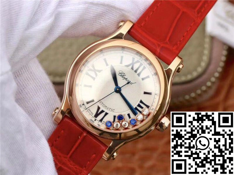Chopard Happy Sport 36MM Automatic Rose Gold Diamonds YF Factory 274808-5001 Rad