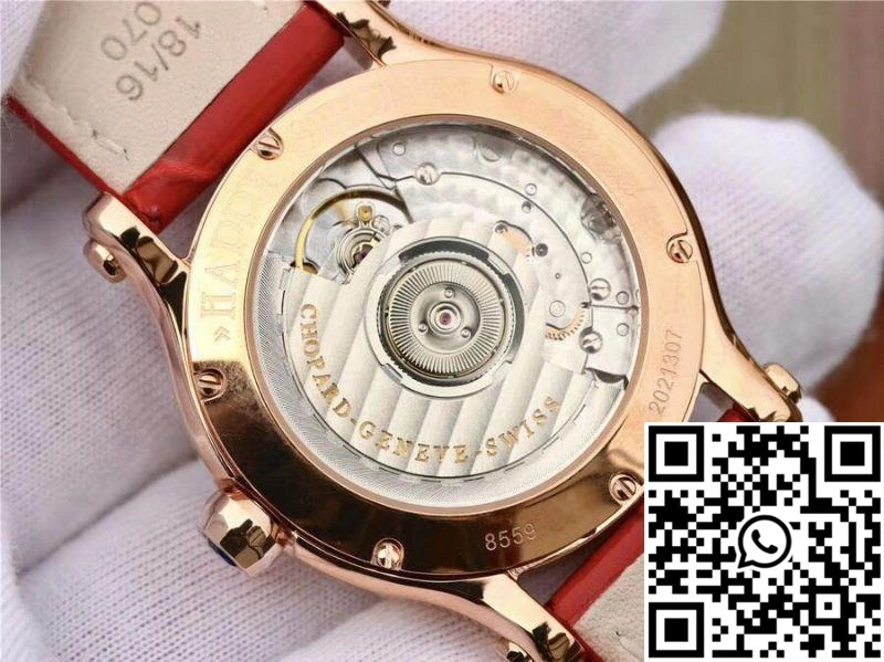 Chopard Happy Sport 36MM Automatic Rose Gold Diamonds YF Factory 274808-5001 Rad