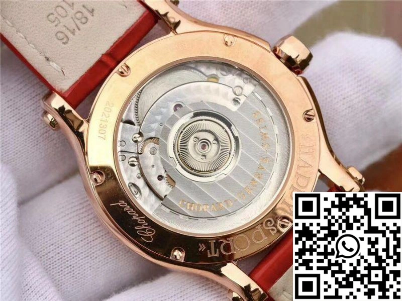 Chopard Happy Sport 36MM Automatic Rose Gold Diamonds YF Factory 274808-5001 Rad