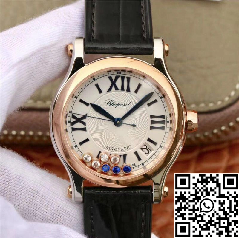 Chopard Happy Sport 36MM Automatic Rose Gold Diamonds YF Factory 274808-5001