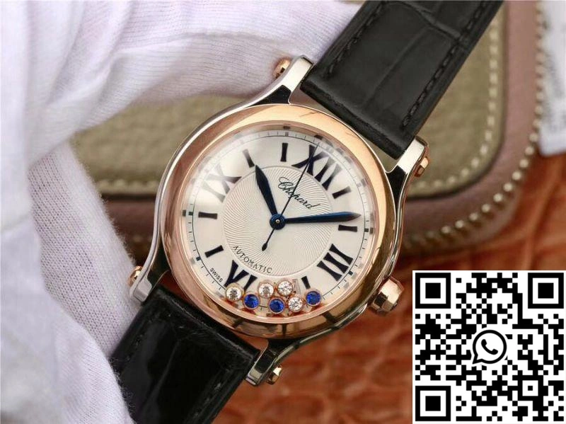 Chopard Happy Sport 36MM Automatic Rose Gold Diamonds YF Factory 274808-5001