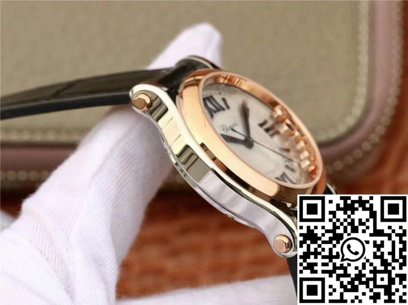 Chopard Happy Sport 36MM Automatic Rose Gold Diamonds YF Factory 274808-5001