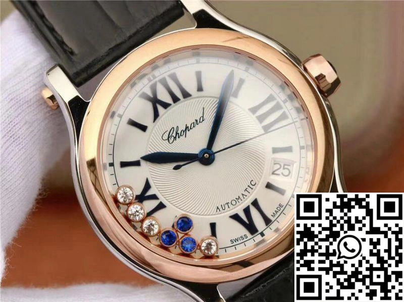 Chopard Happy Sport 36MM Automatic Rose Gold Diamonds YF Factory 274808-5001