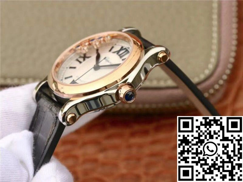 Chopard Happy Sport 36MM Automatic Rose Gold Diamonds YF Factory 274808-5001