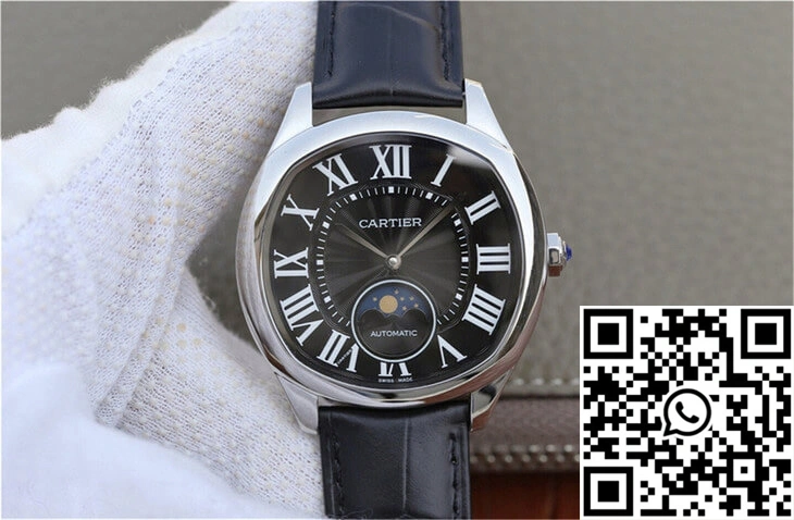 Drive De Cartier Moonphase WGNM0009 Black Dial