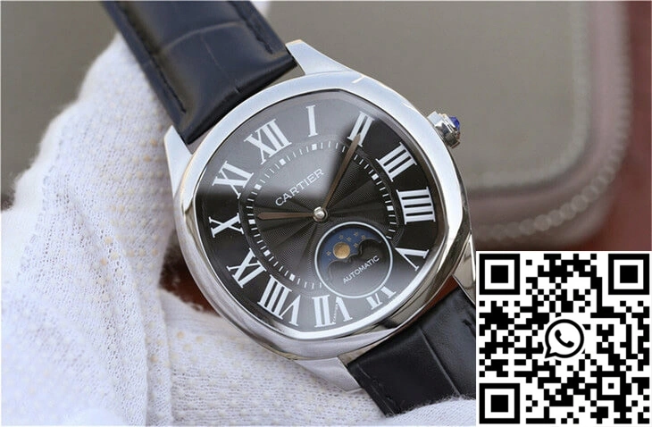 Drive De Cartier Moonphase WGNM0009 Black Dial