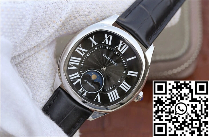 Drive De Cartier Moonphase WGNM0009 Black Dial