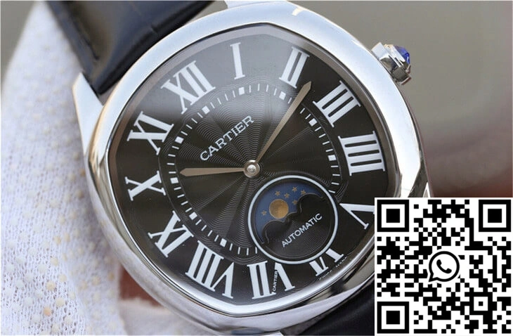 Drive De Cartier Moonphase WGNM0009 Black Dial