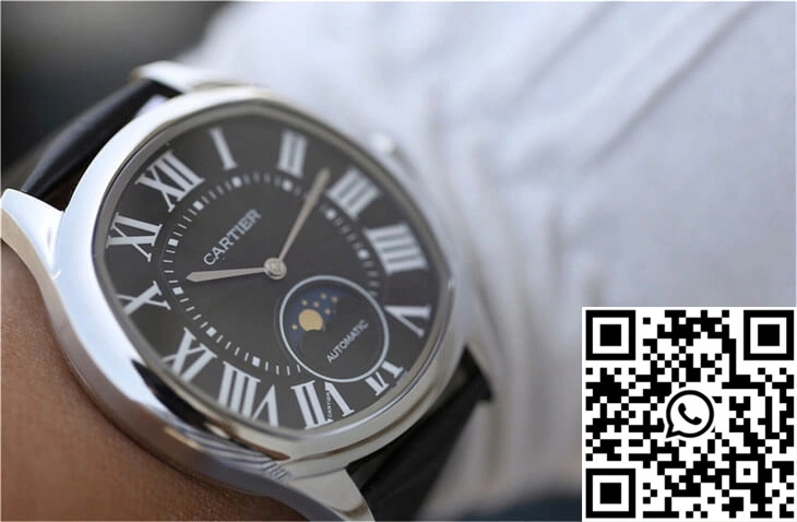 Drive De Cartier Moonphase WGNM0009 Black Dial