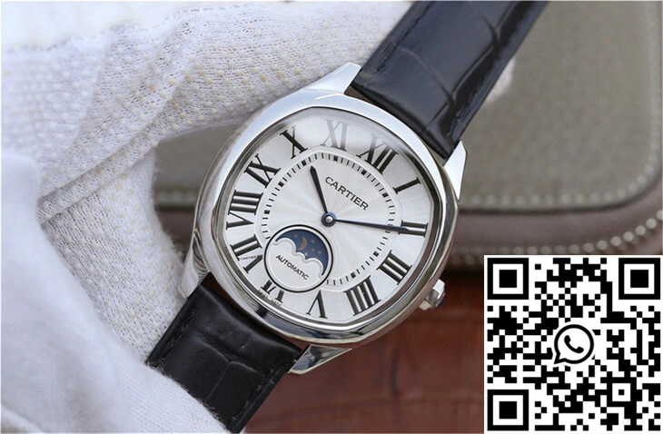 Drive De Cartier Moonphase WSNM0008 Silver Dial