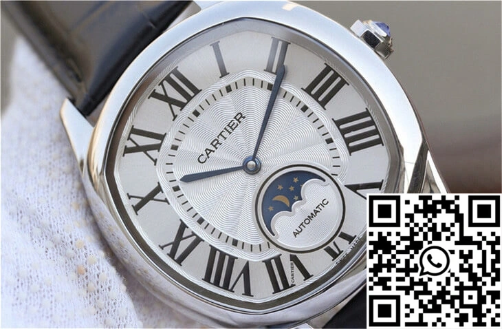 Drive De Cartier Moonphase WSNM0008 Silver Dial