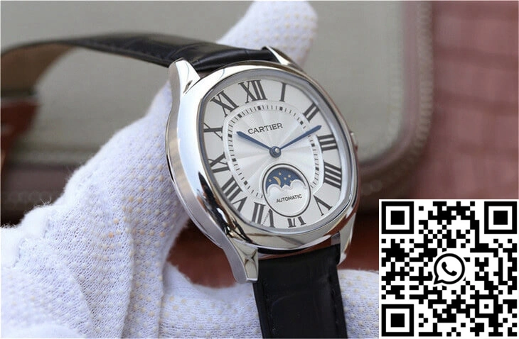 Drive De Cartier Moonphase WSNM0008 Silver Dial