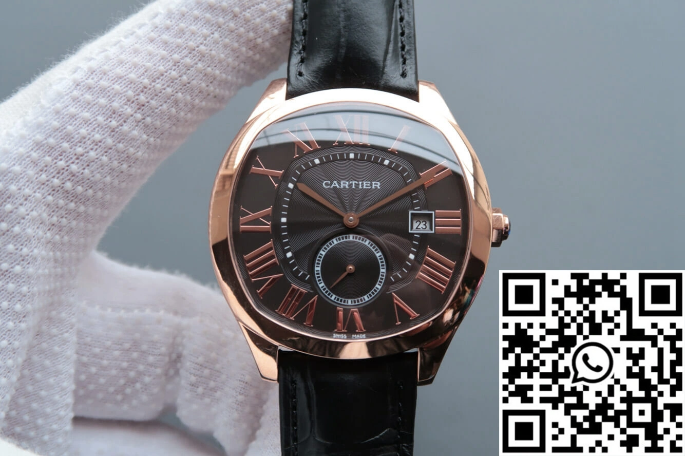 Drive De Cartier WGNM0004 V6 Factory Rose Gold Grey Dial