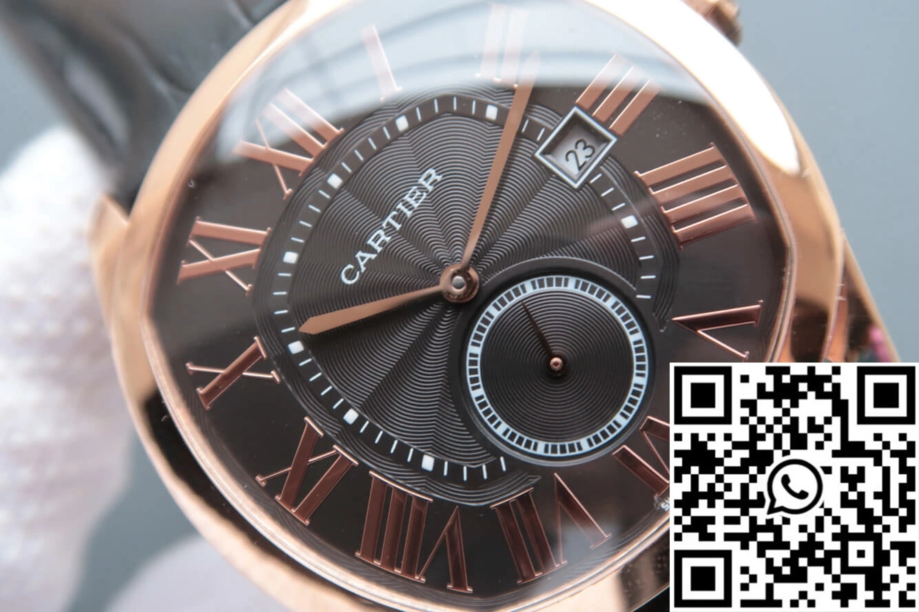 Drive De Cartier WGNM0004 V6 Factory Rose Gold Grey Dial
