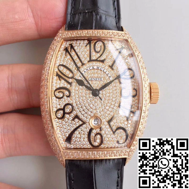 Franck Muller 8880 SC DT Rose Gold Diamonds Dial