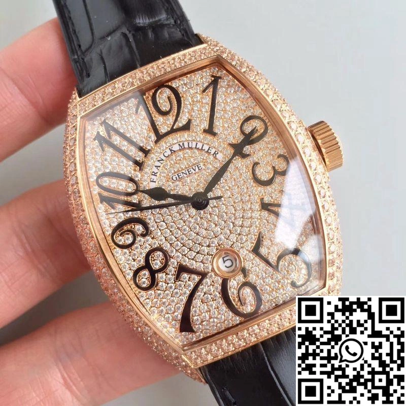 Franck Muller 8880 SC DT Rose Gold Diamonds Dial