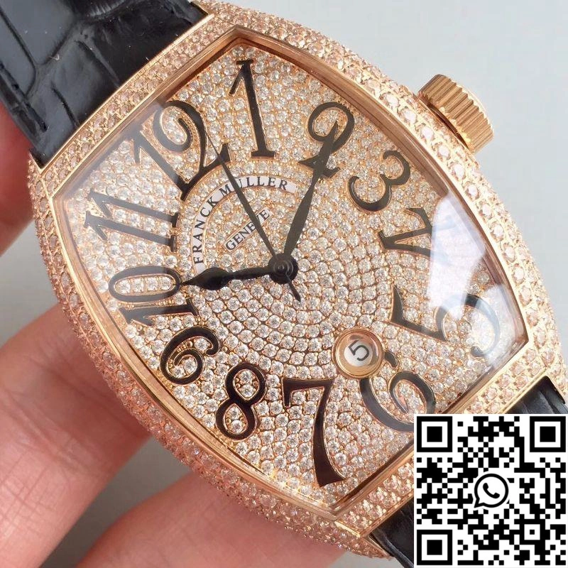 Franck Muller 8880 SC DT Rose Gold Diamonds Dial