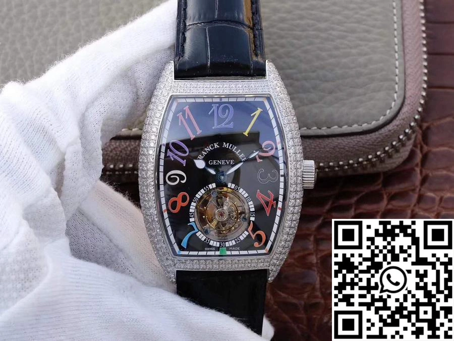 Franck Muller Crazy Color Dreams Tourbillon 8880 Black Dial